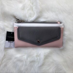 TOPSHOP Color Block Wallet